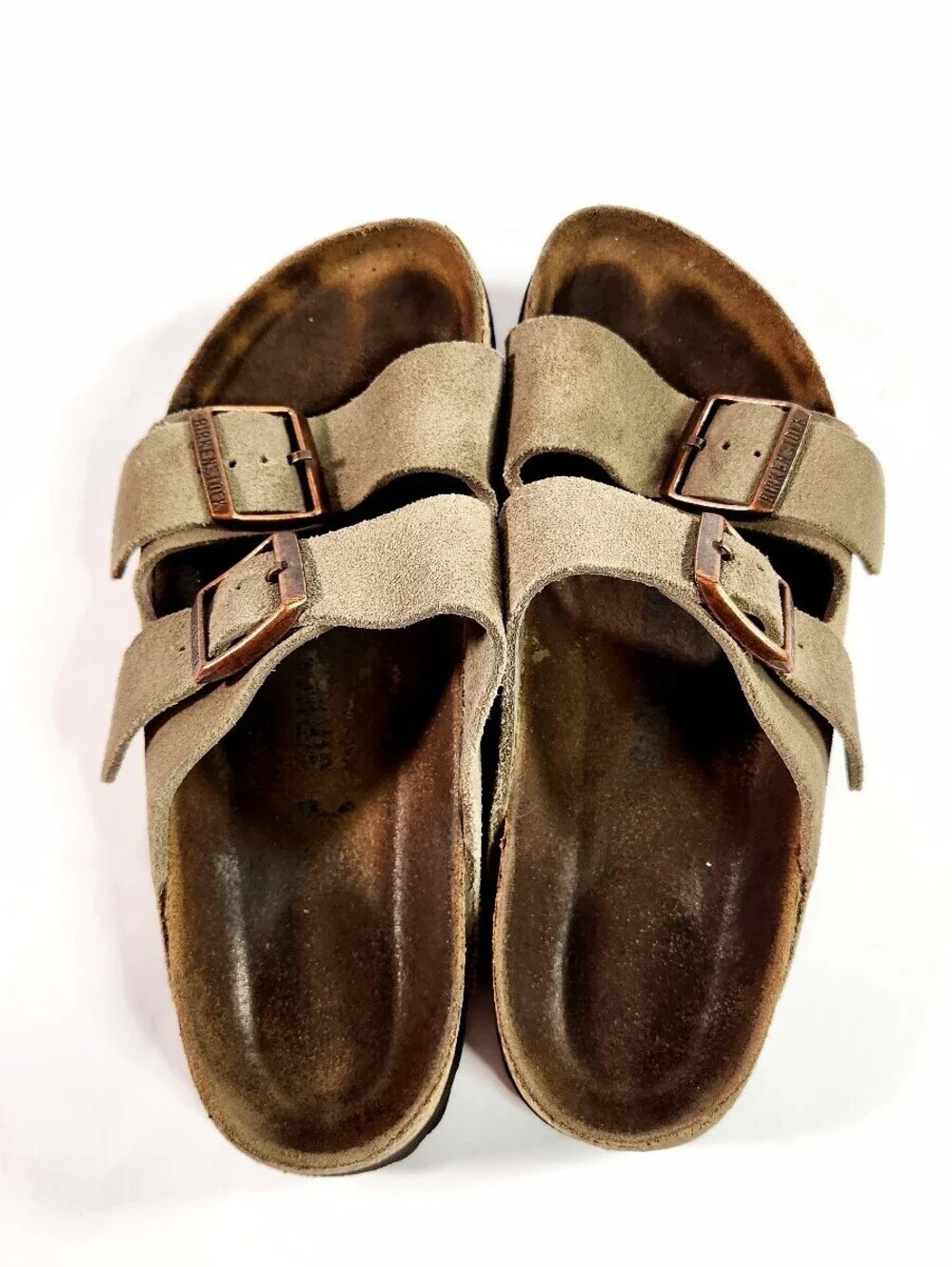 Birkenstock Suede Leather Two-Strap Sandals